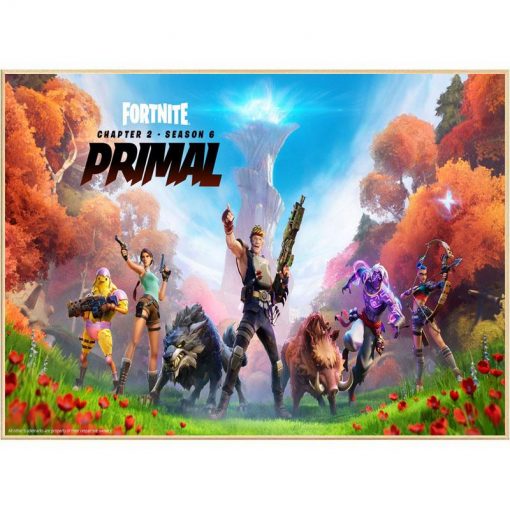 Fortnite Wall Poster Season 6 Primal FNT1612 30x45cm NO Frame Official fortnitemerch Merch